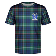 Allan Tartan Coat of Arms Custom T-shirt