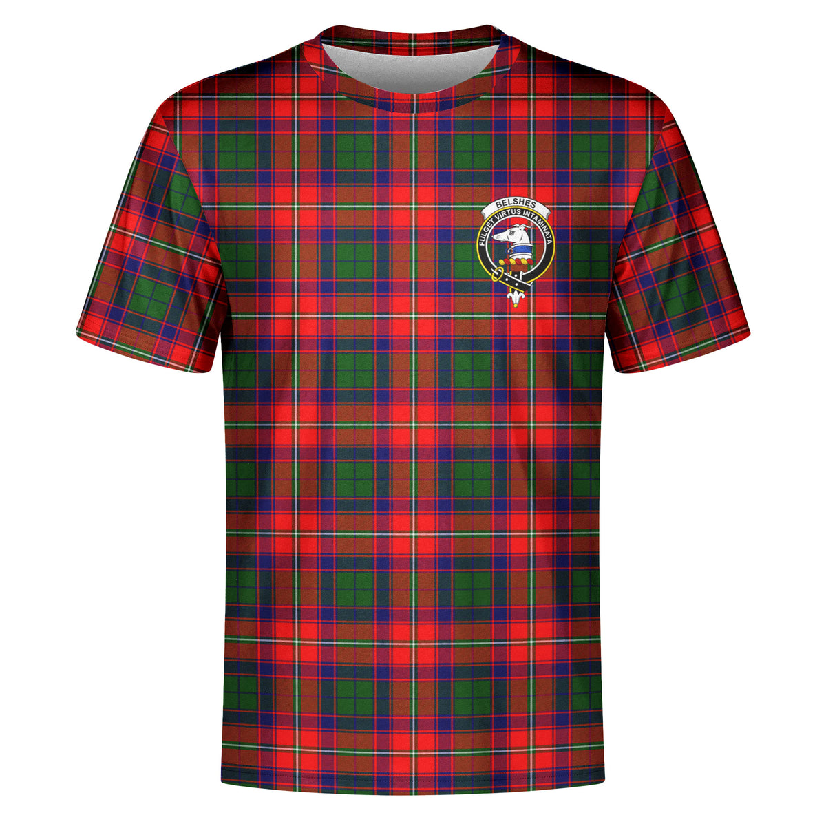Belshes Tartan Crest T-shirt