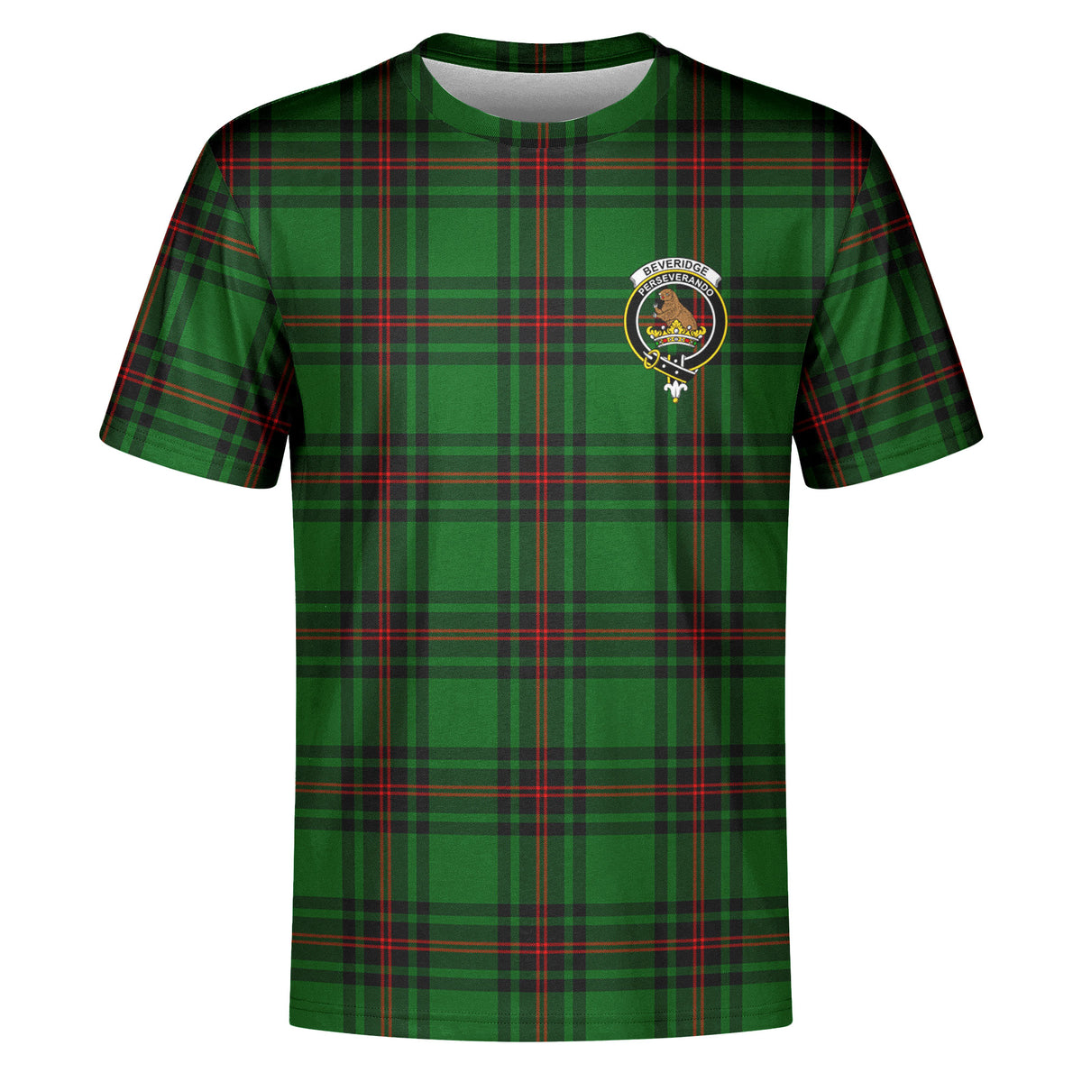 Beveridge Tartan Crest T-shirt