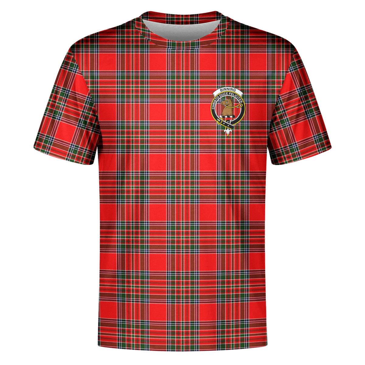 Binning (of Wallifoord) Tartan Crest T-shirt