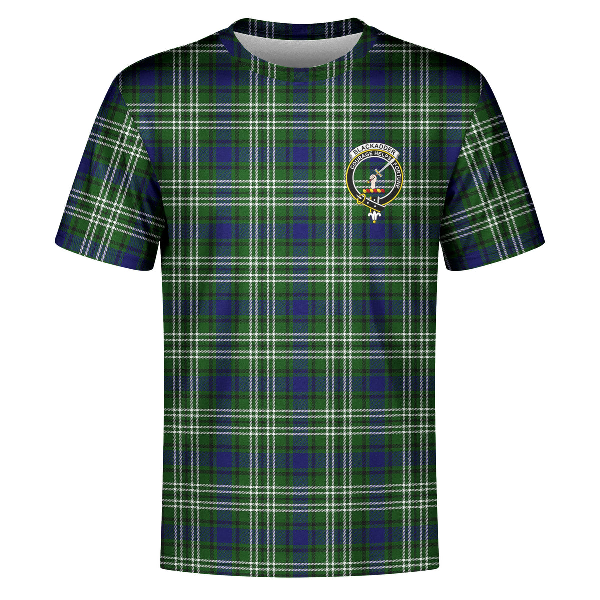 Blackadder Tartan Crest T-shirt