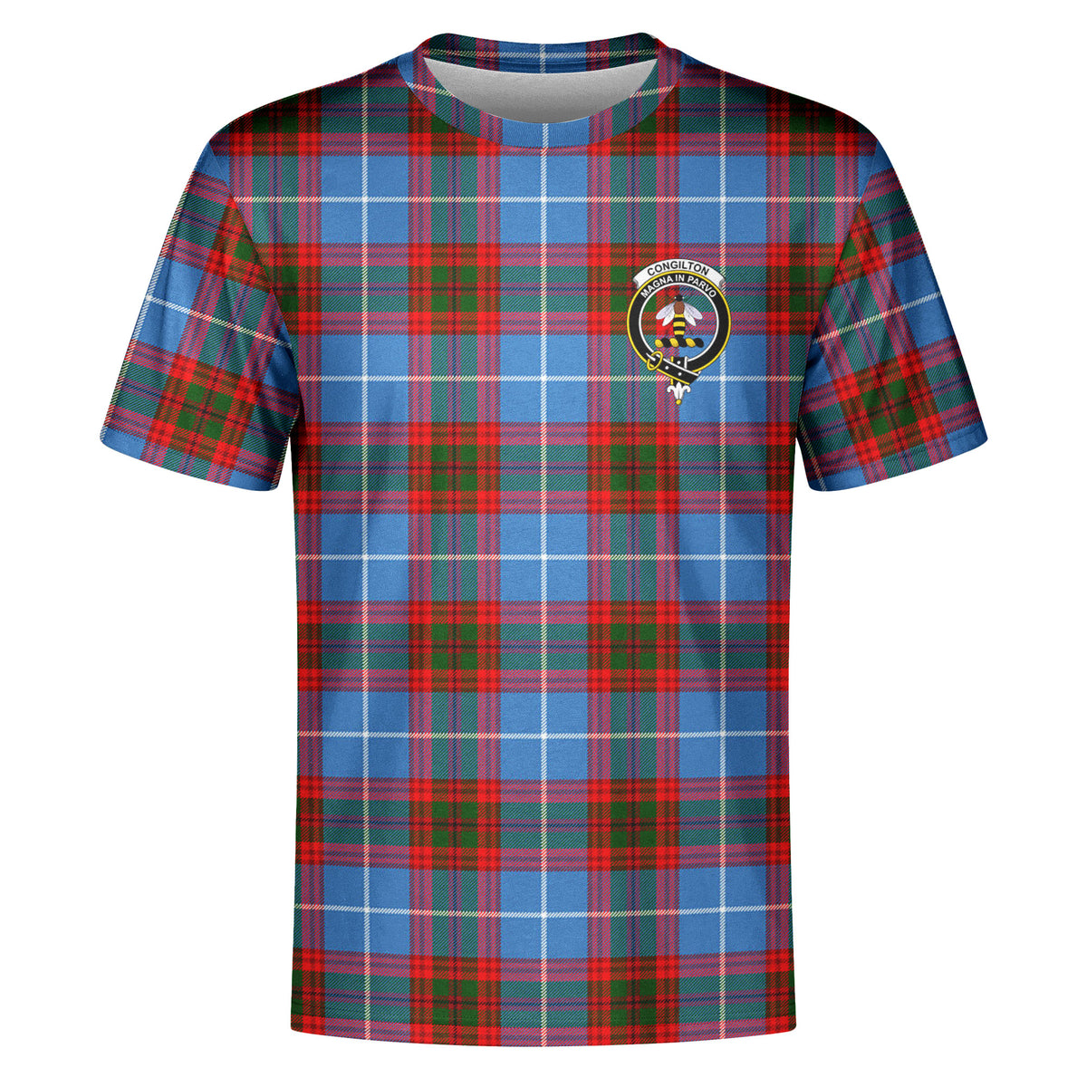 Congilton Tartan Crest T-shirt
