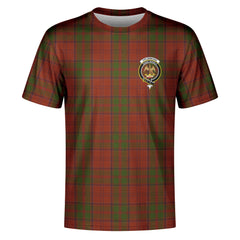 Drummond Clan Tartan Crest T-shirt