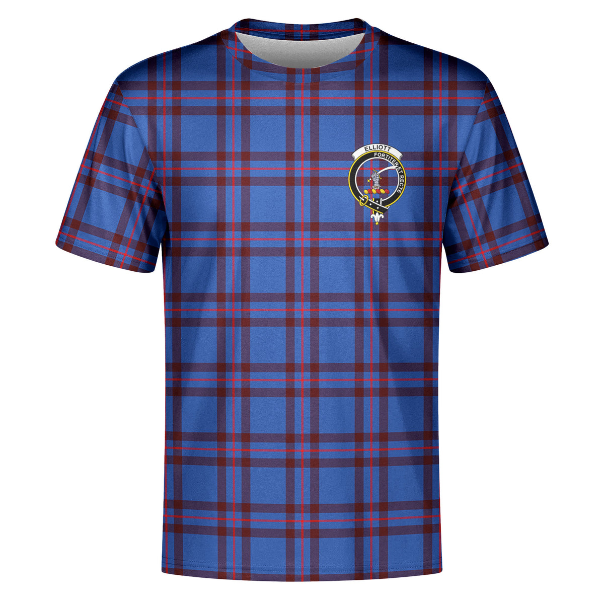 Elliott Modern Tartan Crest T-shirt