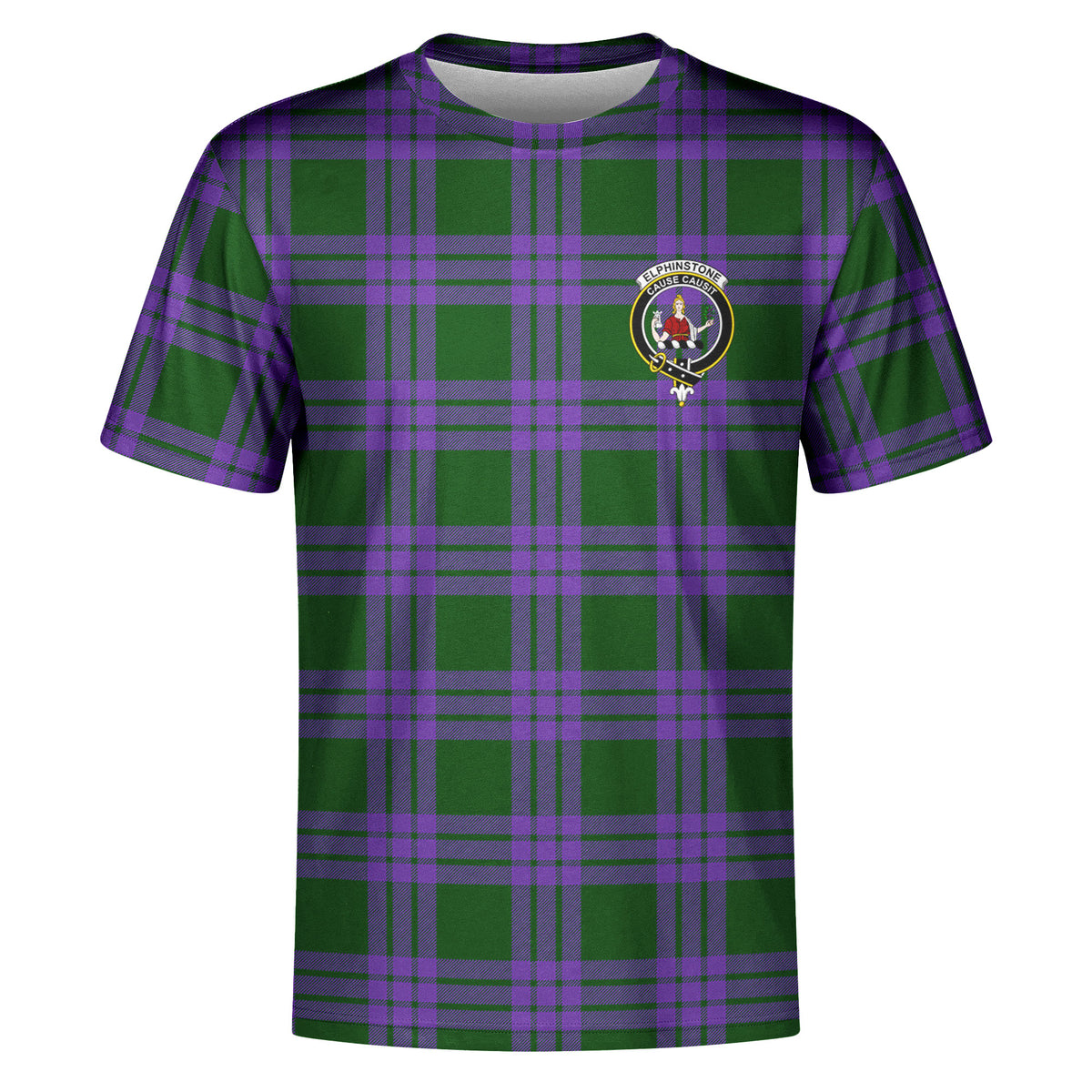 Elphinstone Tartan Crest T-shirt