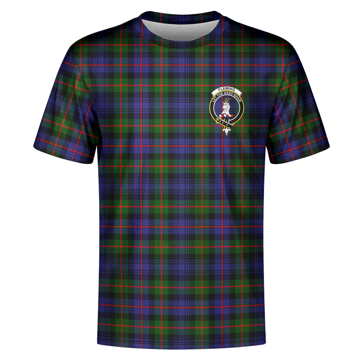 Fleming Tartan Crest T-shirt