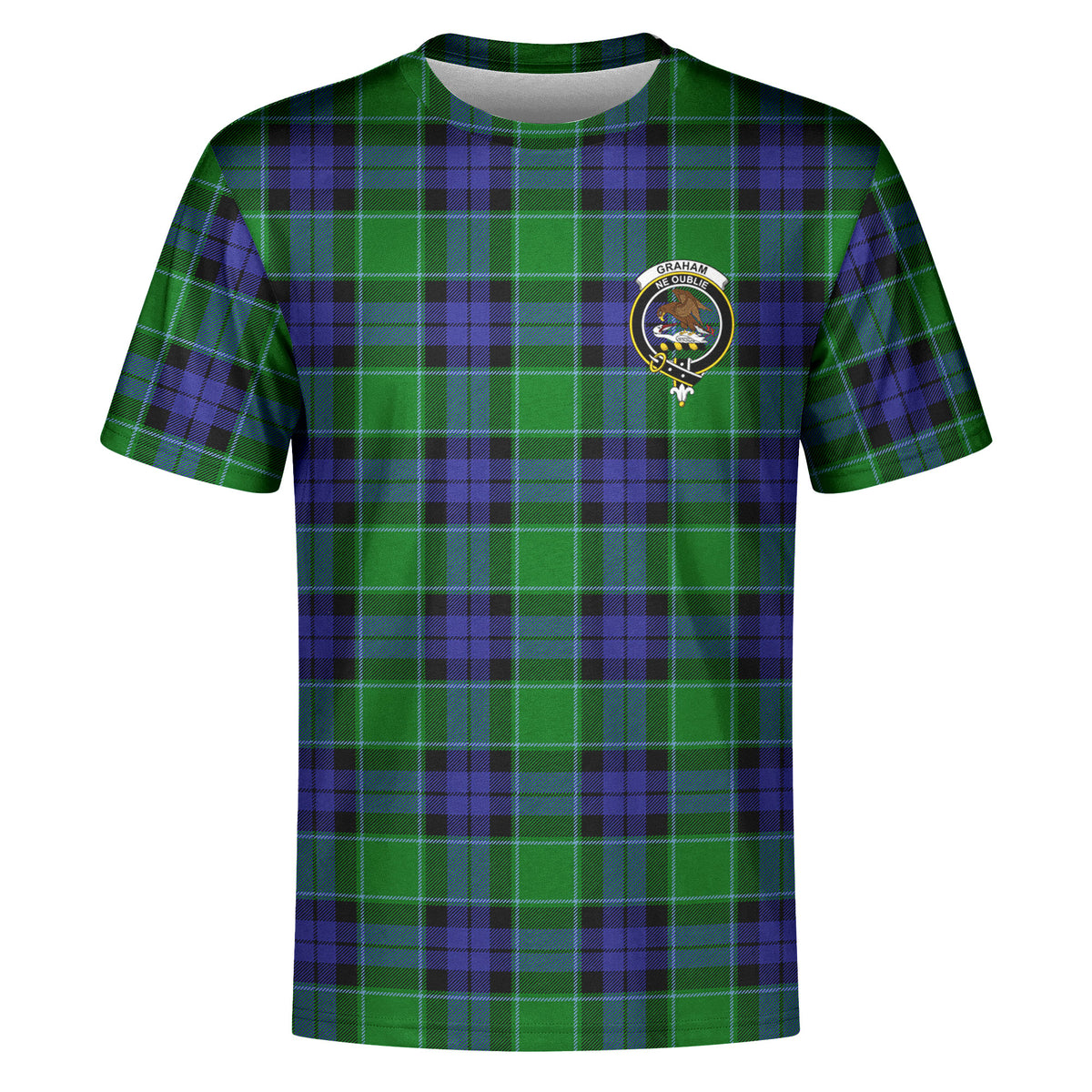 Graham of Menteith Modern Tartan Crest T-shirt