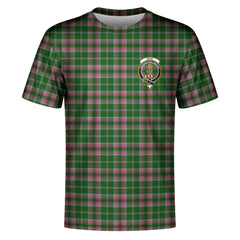 Gray Hunting Tartan Crest T-shirt