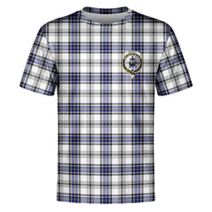 Hannay Modern Tartan Crest T-shirt