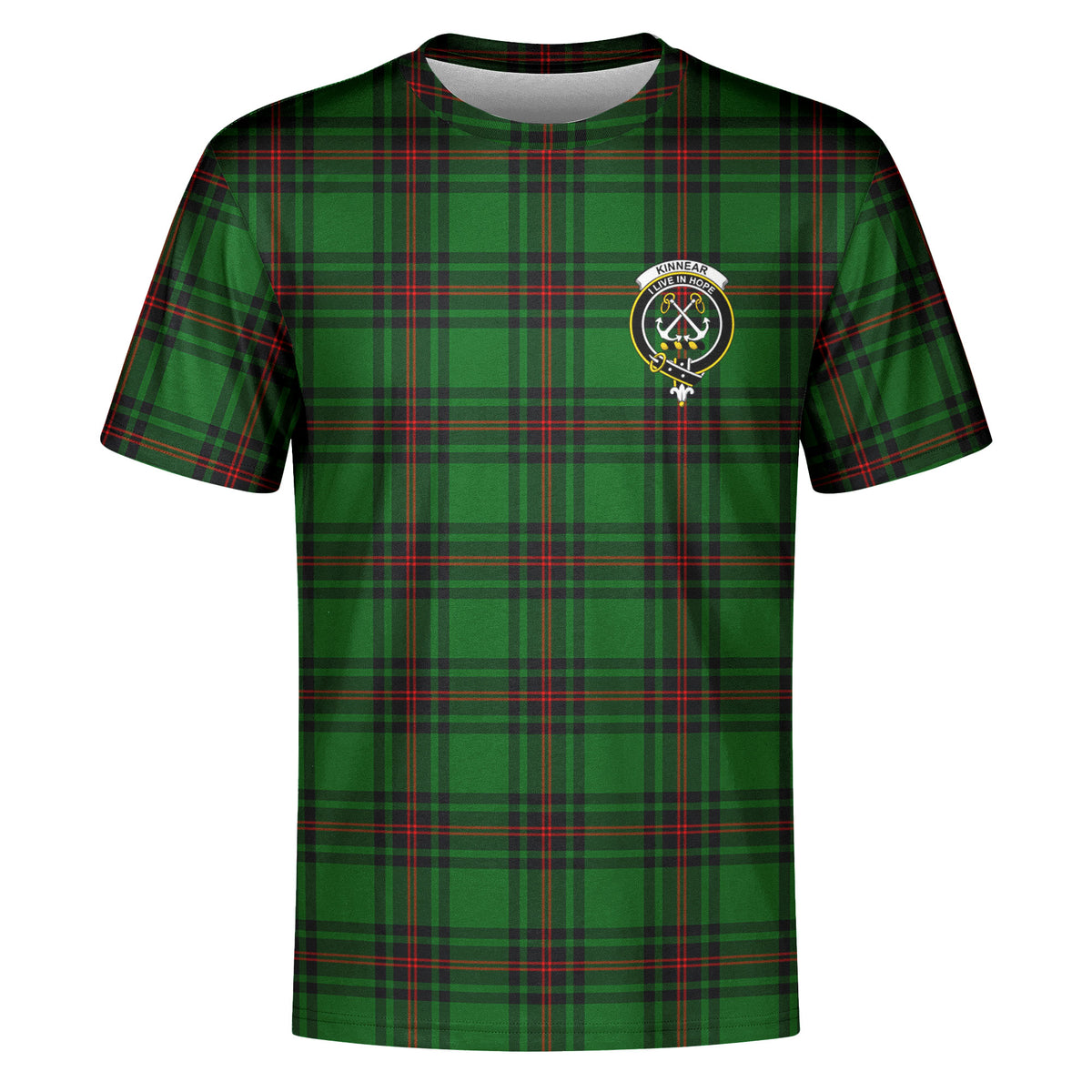 Kinnear Tartan Crest T-shirt