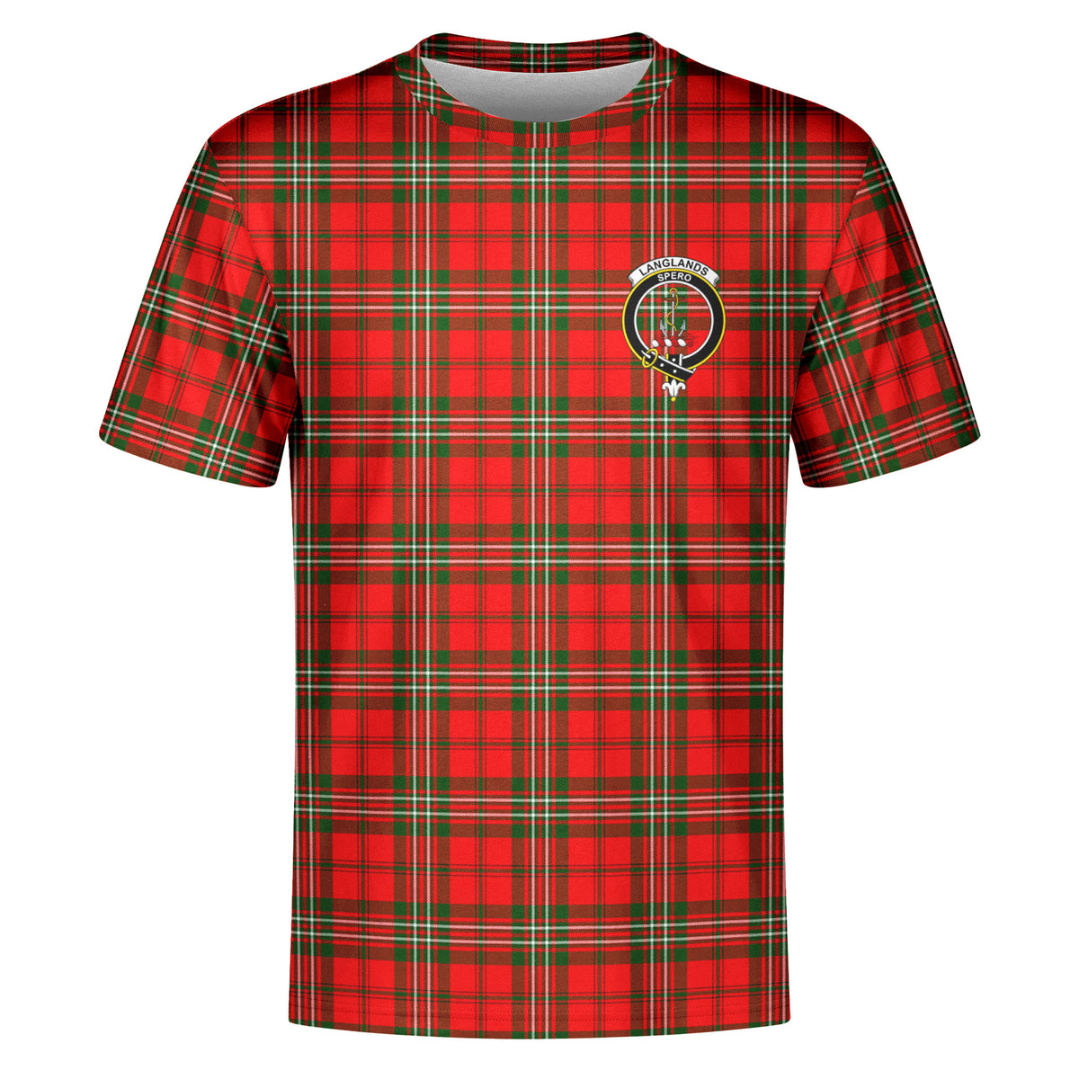 Langlands Tartan Crest T-shirt