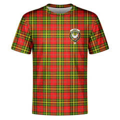 Leask Tartan Crest T-shirt