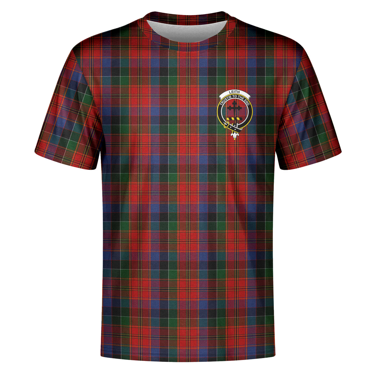 Leith Tartan Crest T-shirt