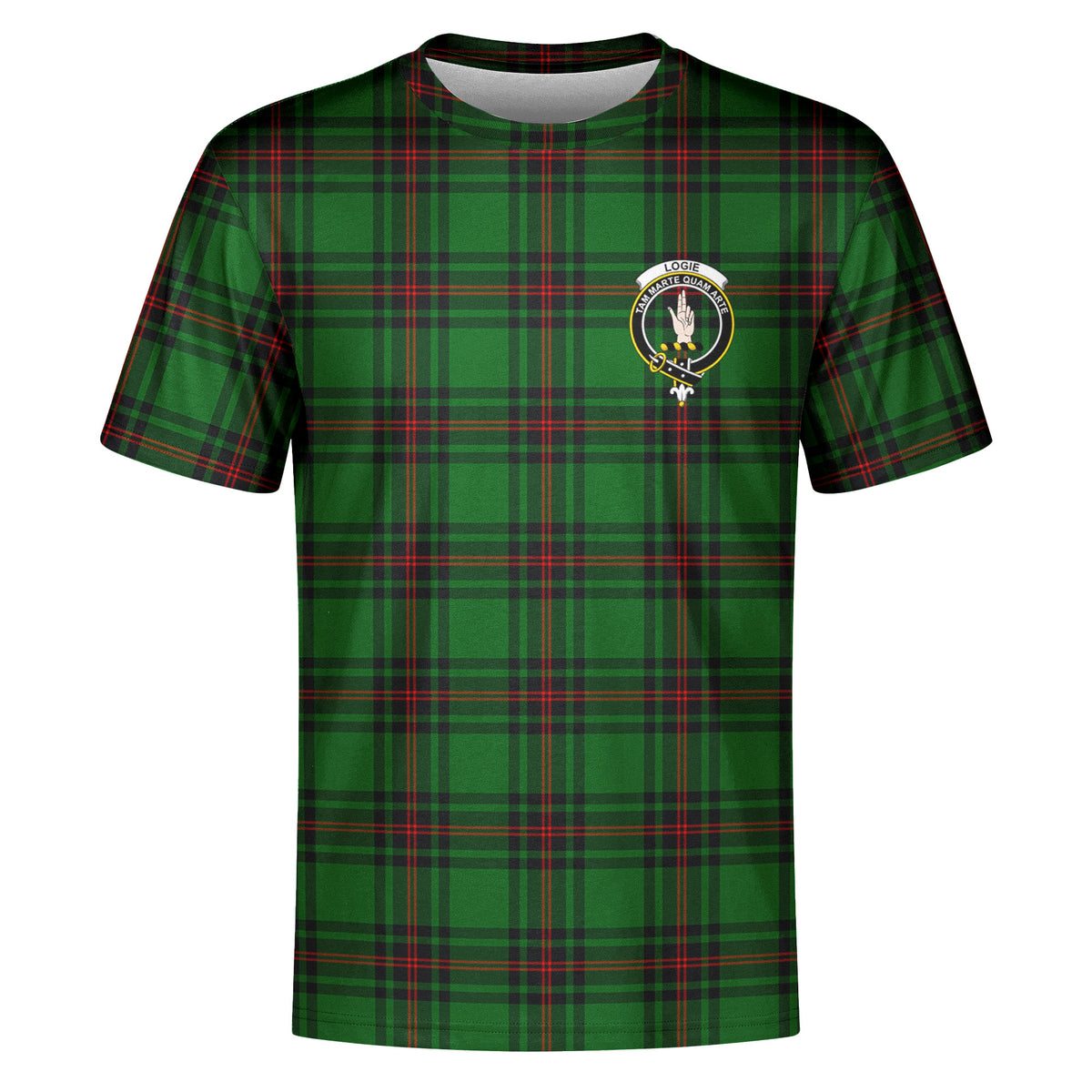 Logie Tartan Crest T-shirt