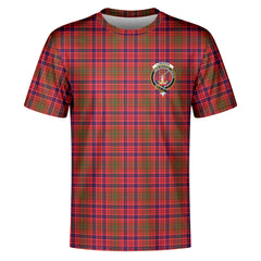 Lumsden Modern Tartan Crest T-shirt