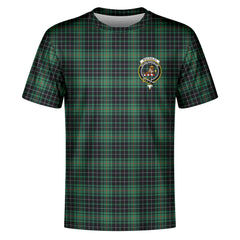 MacAuley Hunting Ancient Tartan Crest T-shirt