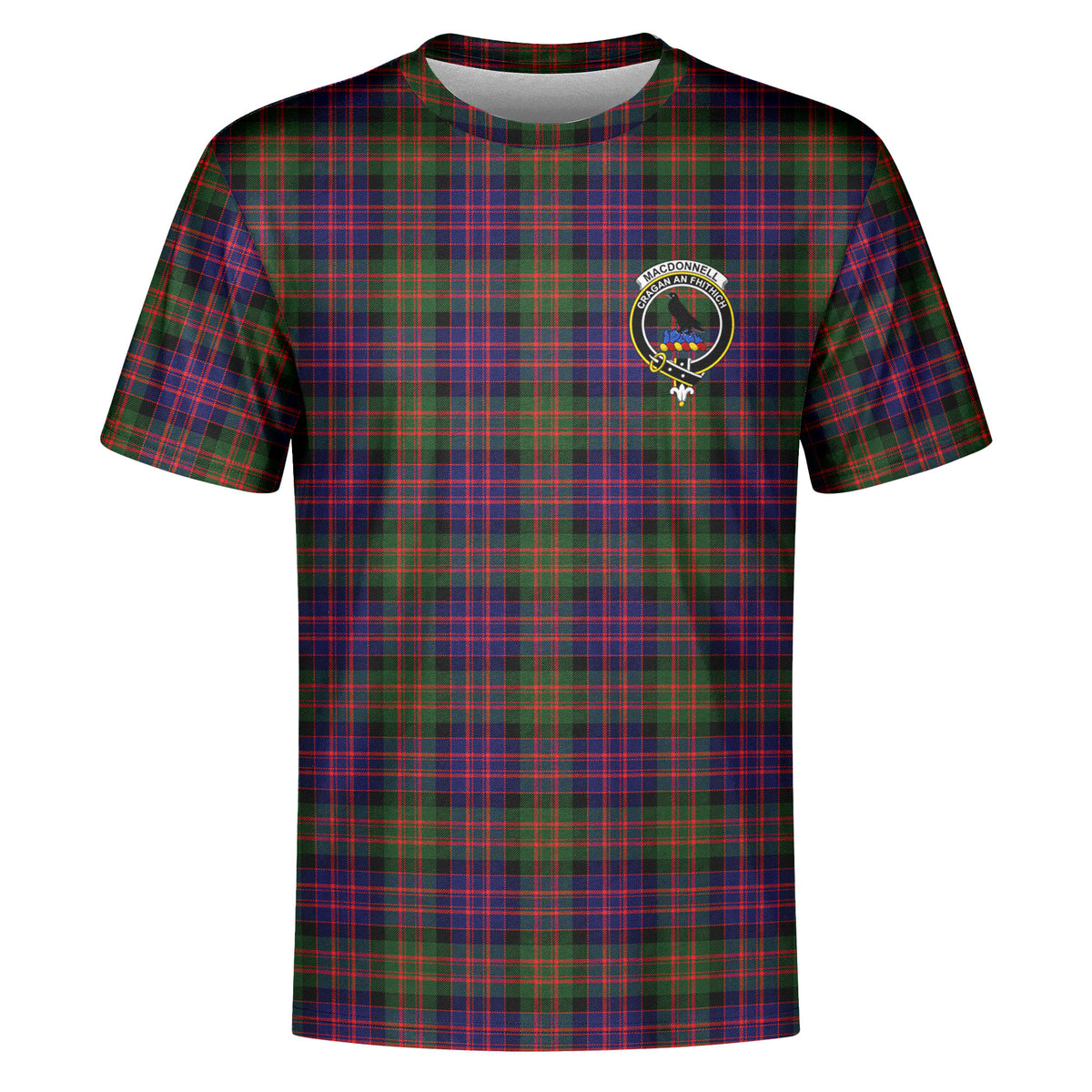 MacDonnell of Glengarry Modern Tartan Crest T-shirt