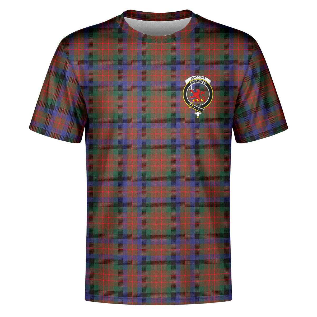 MacDuff Hunting Modern Tartan Crest T-shirt