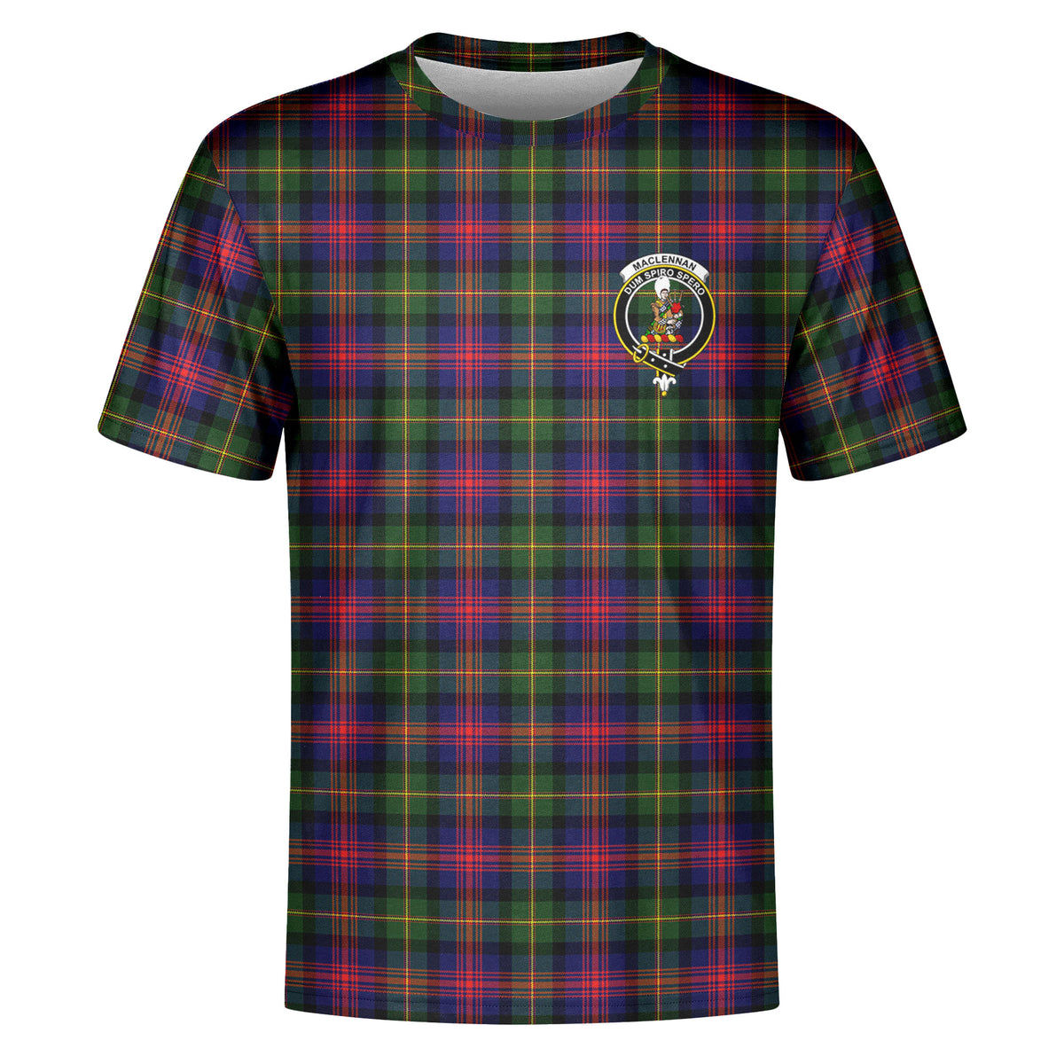MacLennan Modern Tartan Crest T-shirt