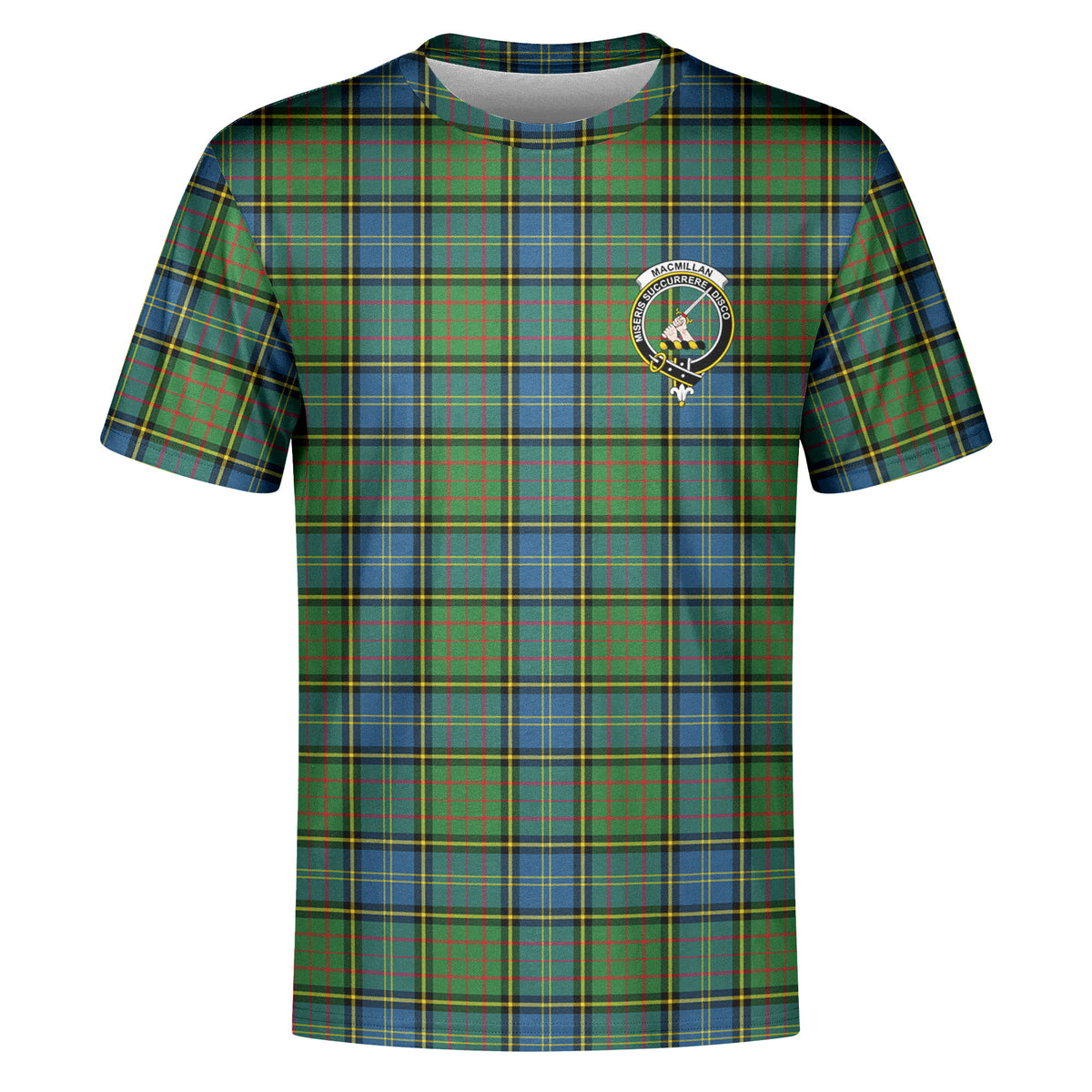MacMillan Hunting Ancient Tartan Crest T-shirt