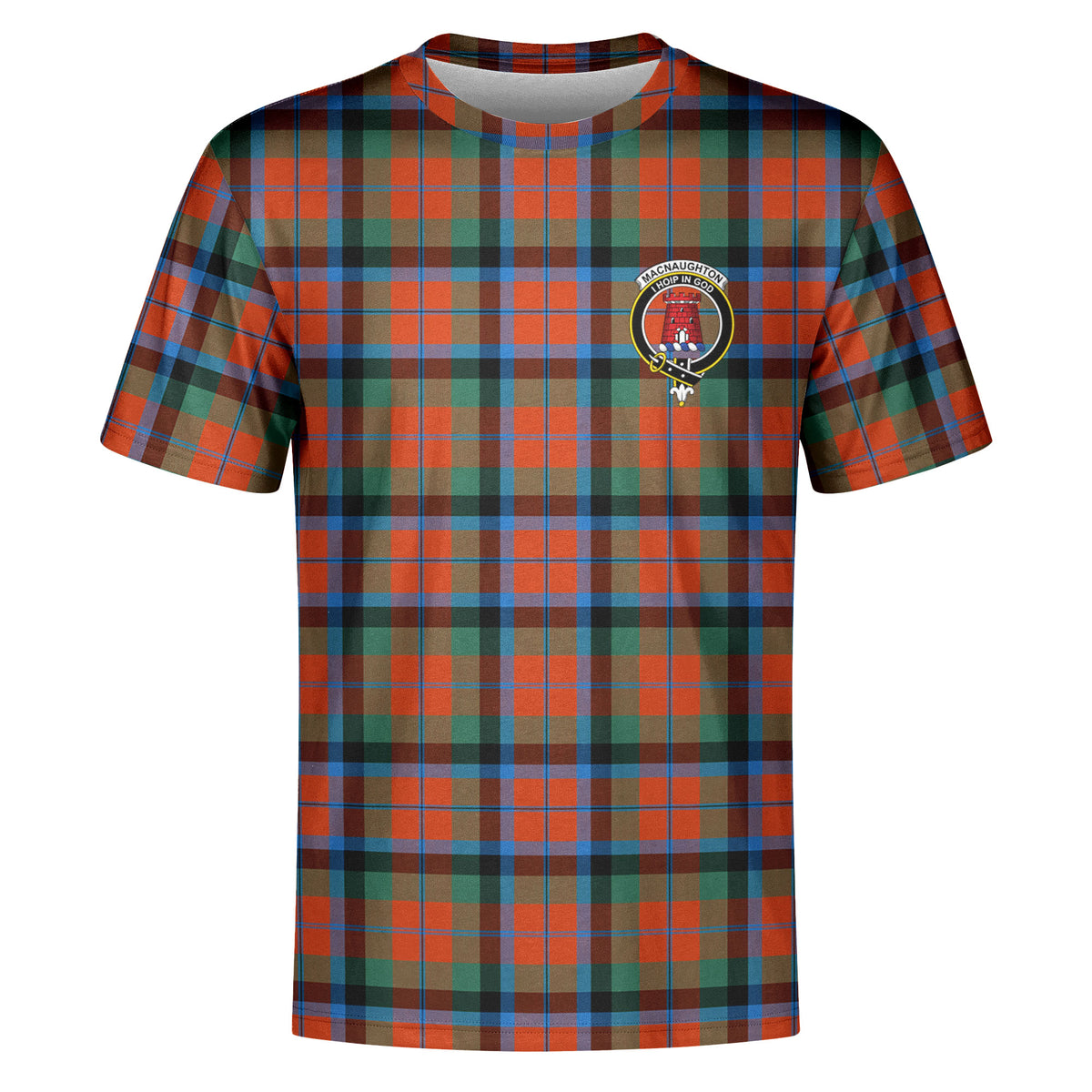 MacNaughton Ancient Tartan Crest T-shirt