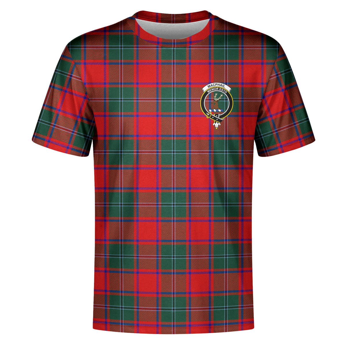 MacPhail Clan Tartan Crest T-shirt