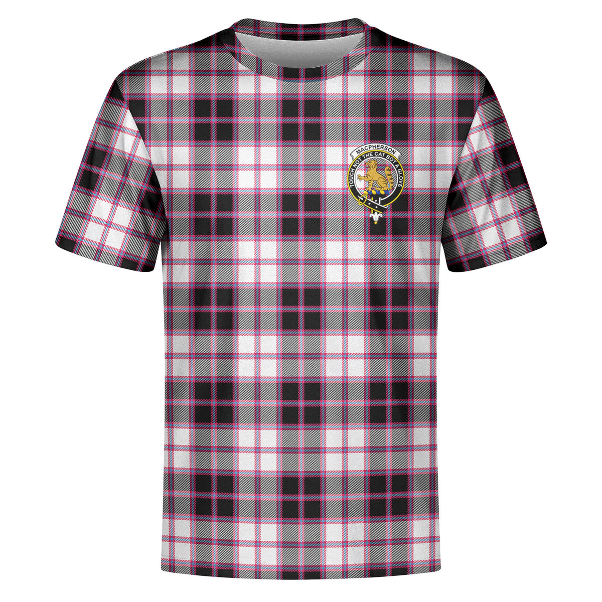 MacPherson Hunting Modern Tartan Crest T-shirt