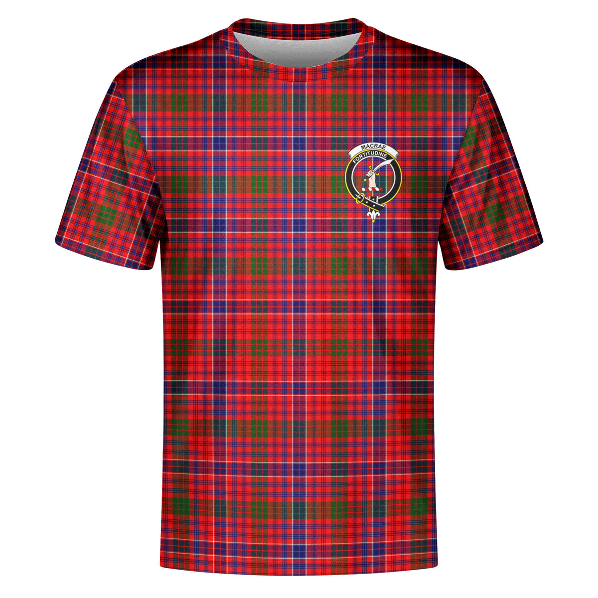 MacRae Modern Tartan Crest T-shirt