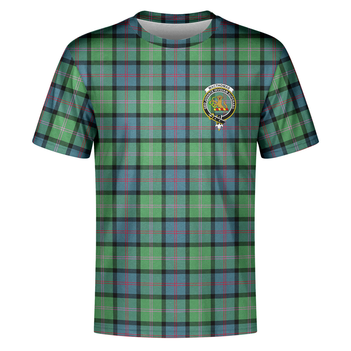 MacThomas Ancient Tartan Crest T-shirt