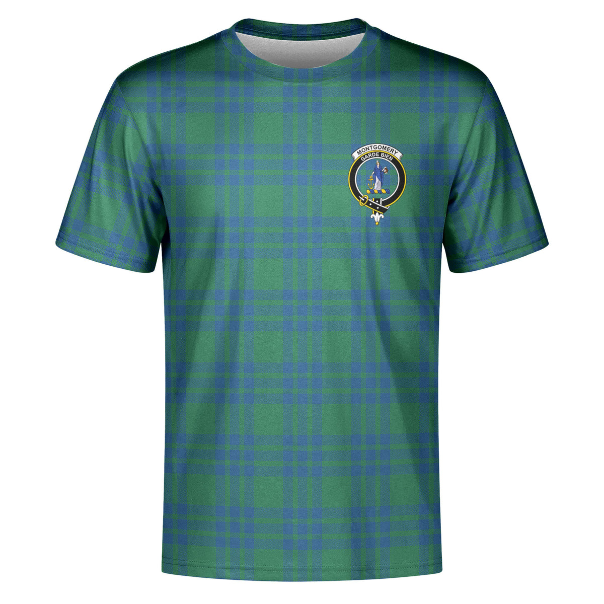 Montgomery Ancient Tartan Crest T-shirt