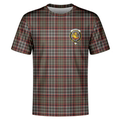 Nicolson Hunting Weathered Tartan Crest T-shirt
