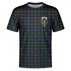 Russell Modern Tartan Crest T-shirt