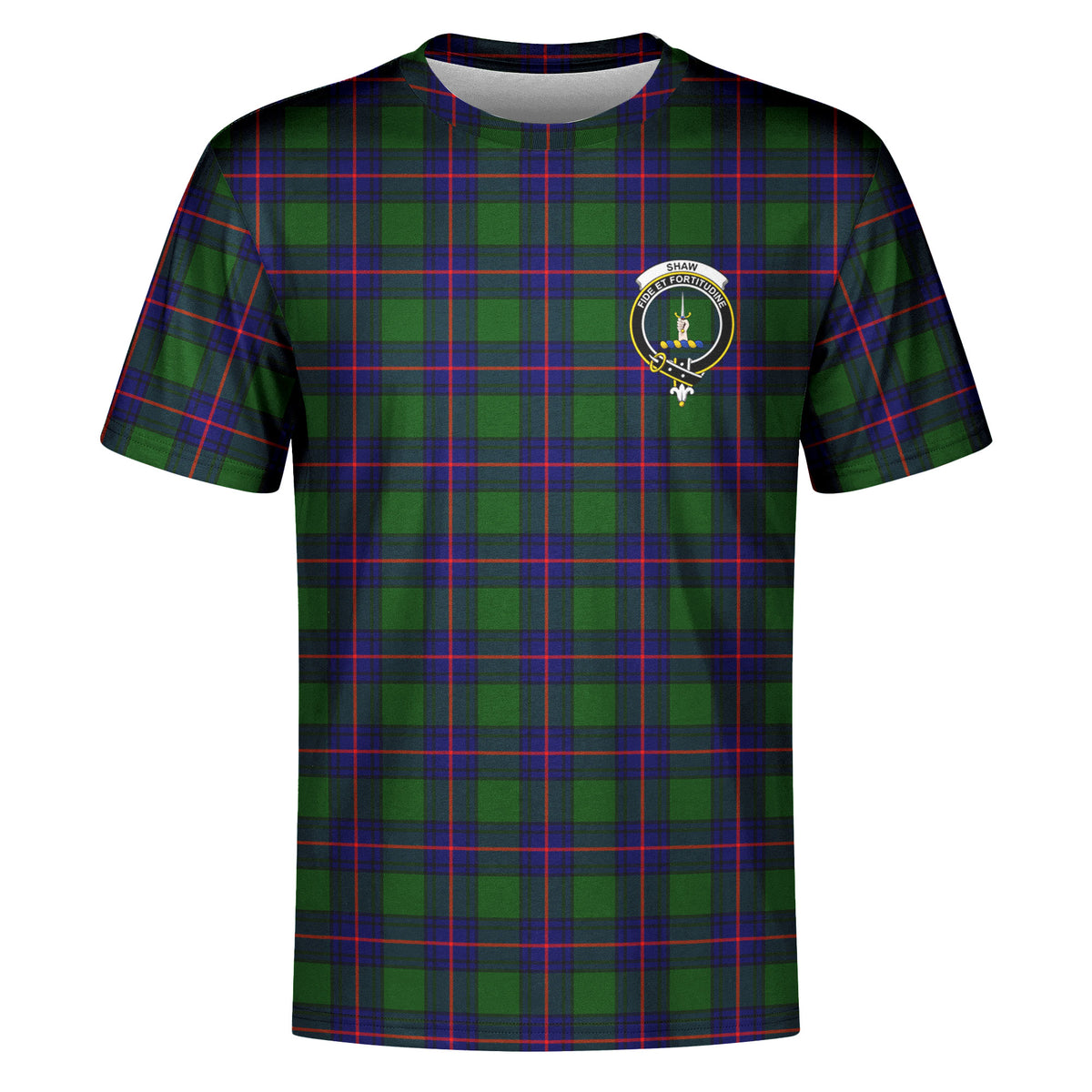 Shaw Modern Tartan Crest T-shirt
