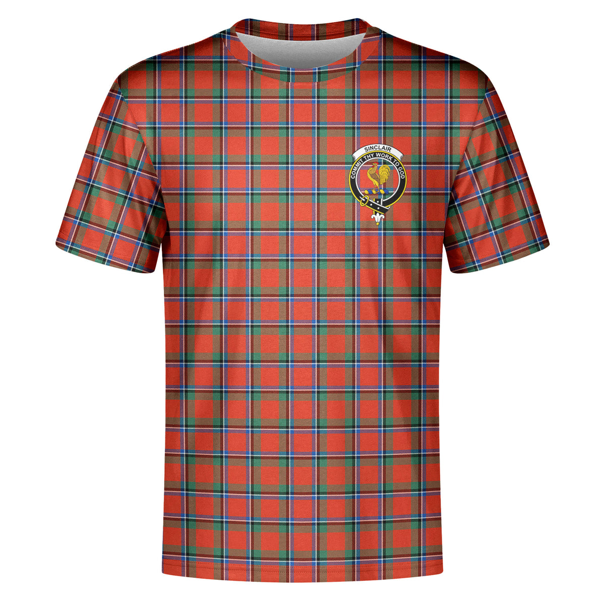 Sinclair Ancient Tartan Crest T-shirt