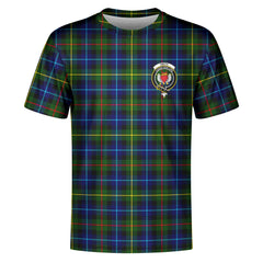 Smith Modern Tartan Crest T-shirt