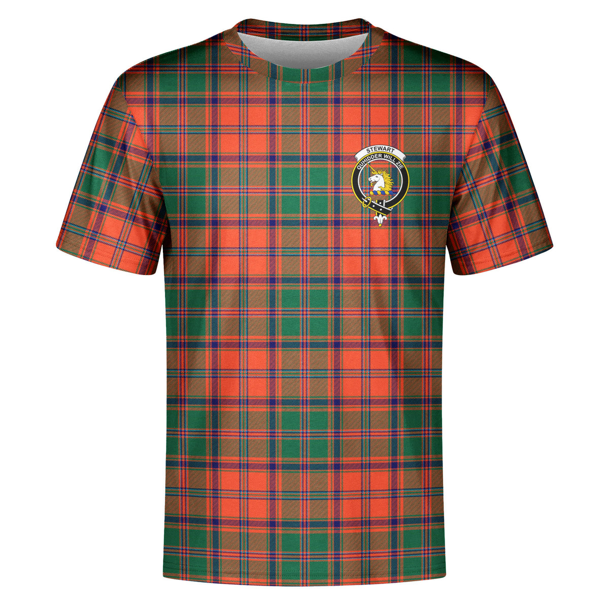 Stewart of Appin Ancient Tartan Crest T-shirt
