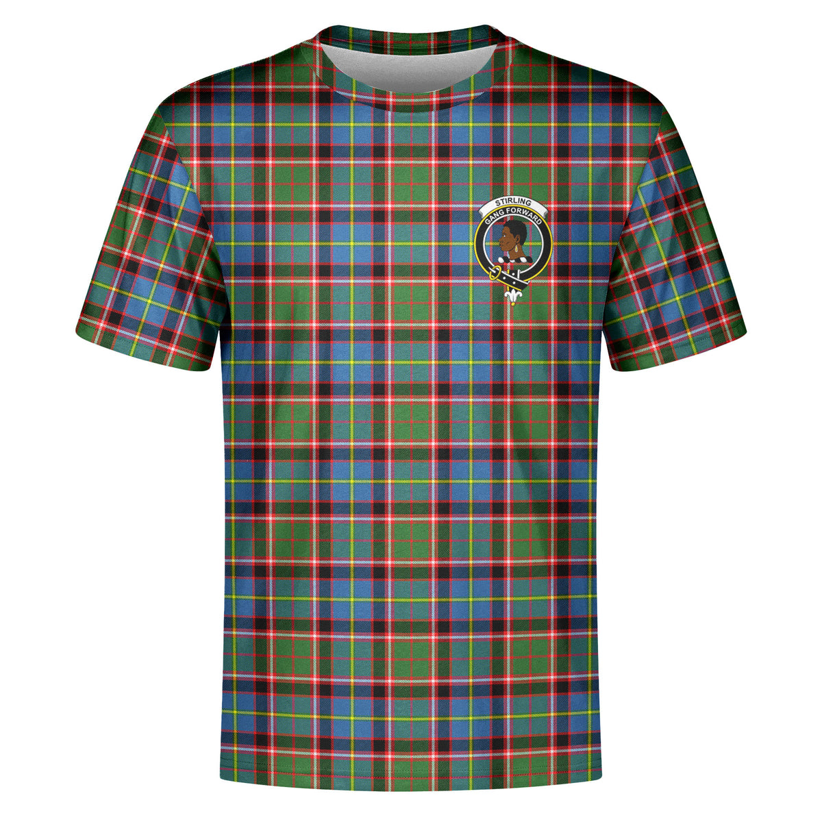 Stirling (of Keir) Tartan Crest T-shirt