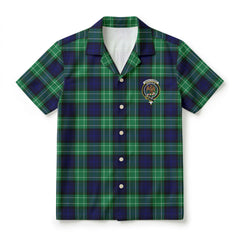 Abercrombie Tartan Crest Hawaiian Shirt