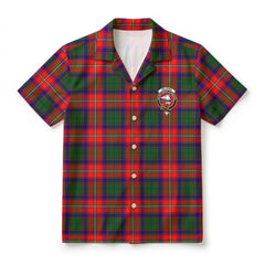 Belshes Tartan Crest Hawaiian Shirt