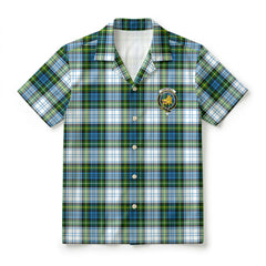 Campbell Dress Tartan Crest Hawaiian Shirt