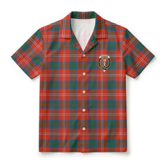 Chisholm Ancient Tartan Crest Hawaiian Shirt