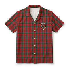 Dalzell Tartan Crest Hawaiian Shirt