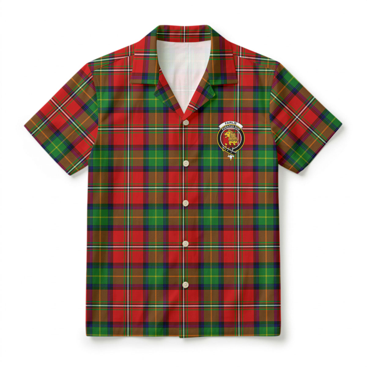 Fairlie Tartan Crest Hawaiian Shirt