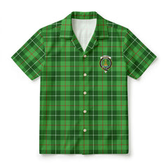 Galloway District Tartan Crest Hawaiian Shirt