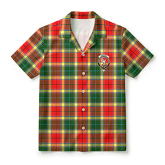 Gibson Tartan Crest Hawaiian Shirt