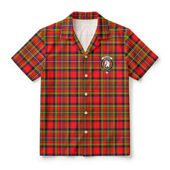Hepburn Tartan Crest Hawaiian Shirt