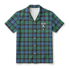 Hunter Ancient Tartan Crest Hawaiian Shirt