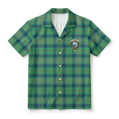 Kennedy Ancient Tartan Crest Hawaiian Shirt