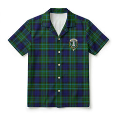 MacCallum Modern Tartan Crest Hawaiian Shirt