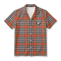 MacFarlane Ancient Tartan Crest Hawaiian Shirt
